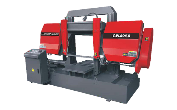 白鹭湖管理区GW4250双柱龙门卧式带锯床