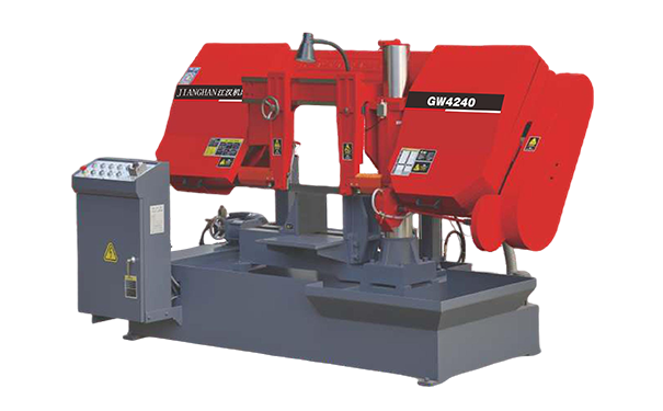 白鹭湖管理区GW4240双柱卧式带锯床