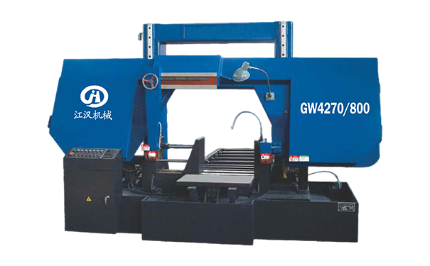 白鹭湖管理区GW4270/800双柱龙门卧式带锯床