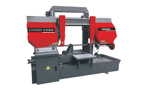 白鹭湖管理区龙门带锯床运行中途停止切割产生的原因是什么？